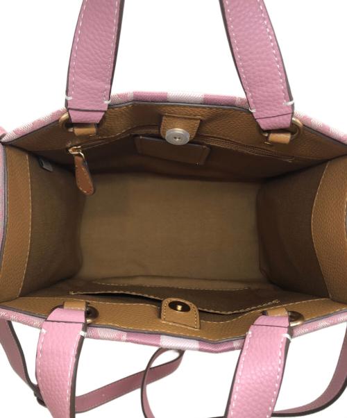 COACH（コーチ）COACH (コーチ) デンプシートートバッグ ピンクの古着・服飾アイテム