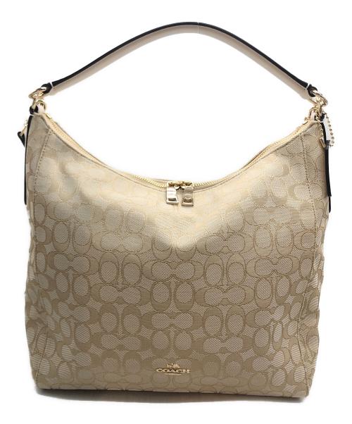 COACH（コーチ）COACH (コーチ) 2WAYショルダーバッグ ベージュの古着・服飾アイテム