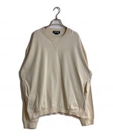fitfor（フィットフォー）の古着「601 SWEAT CREWNECK/スウェットクルーネック」｜ベージュ