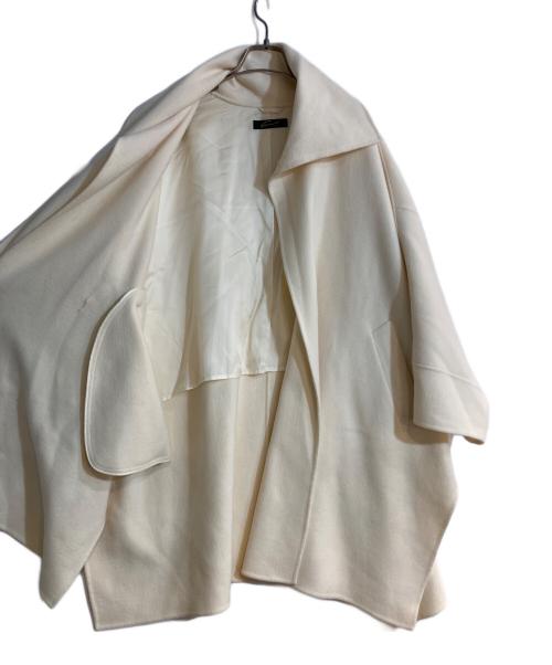 STUNNING LURE（スタニングルアー）STUNNING LURE (スタニングルアー) ストールポンチョコート アイボリーの古着・服飾アイテム