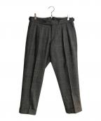 BERWICHベルウィッチ）の古着「バックシャーリングテーパードパンツ」｜ブラック