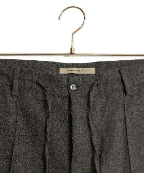 giab's ARCHIVIO（ジャブス アルキヴィオ）giab's ARCHIVIO (ジャブス アルキヴィオ) MASACCIO/M1 イージーパンツ グレー サイズ:48の古着・服飾アイテム