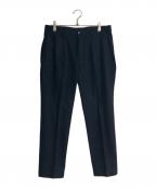 giab's ARCHIVIOジャブス アルキヴィオ）の古着「TYPE A2 ウール ストレッチ タック イージーパンツ」｜ネイビー