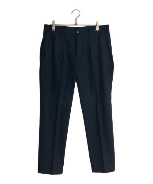 giab's ARCHIVIO（ジャブス アルキヴィオ）giab's ARCHIVIO (ジャブス アルキヴィオ) TYPE A2 ウール ストレッチ タック イージーパンツ ネイビー サイズ:48の古着・服飾アイテム