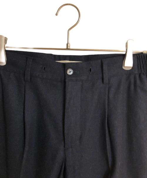 giab's ARCHIVIO（ジャブス アルキヴィオ）giab's ARCHIVIO (ジャブス アルキヴィオ) TYPE A2 ウール ストレッチ タック イージーパンツ ネイビー サイズ:48の古着・服飾アイテム