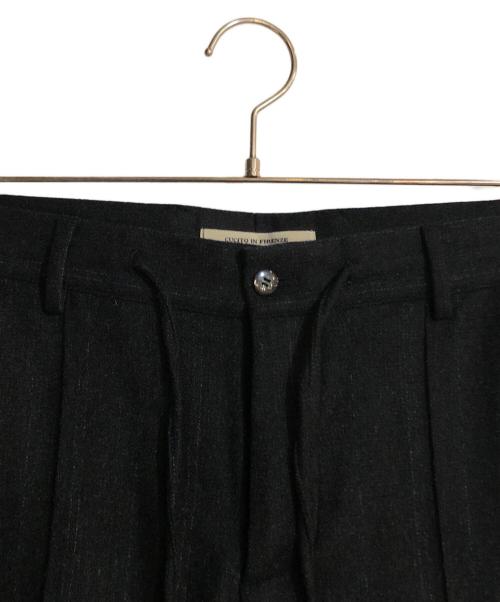 giab's ARCHIVIO（ジャブス アルキヴィオ）giab's ARCHIVIO (ジャブス アルキヴィオ) MASACCIOＭ1ウールパンツ ブラック サイズ:48の古着・服飾アイテム