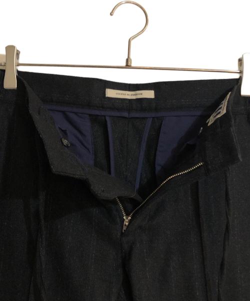 giab's ARCHIVIO（ジャブス アルキヴィオ）giab's ARCHIVIO (ジャブス アルキヴィオ) MASACCIOＭ1ウールパンツ ブラック サイズ:48の古着・服飾アイテム