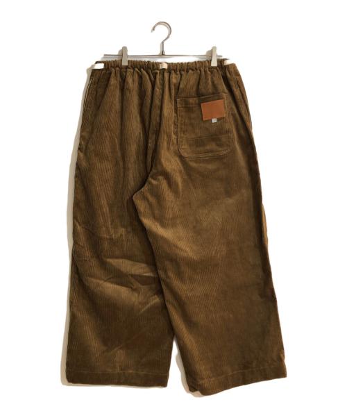 kenneth field（ケネスフィールド）kenneth field (ケネスフィールド) コーデュロイワイドパンツ ブラウン サイズ:Ｌの古着・服飾アイテム