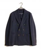 CIRCOLO 1901チルコロ1901）の古着「コットンジャージーテーラードジャケット」｜ネイビー