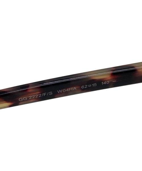 GUCCI（グッチ）GUCCI (グッチ) サングラス ブラウン サイズ:62□15の古着・服飾アイテム