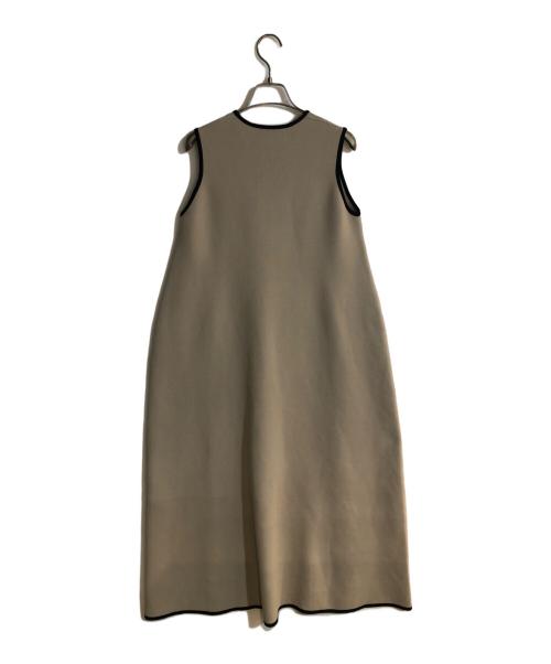 Mila Owen（ミラオーウェン）Mila Owen (ミラオーウェン) ニットノースリーブワンピース ベージュ サイズ:1の古着・服飾アイテム