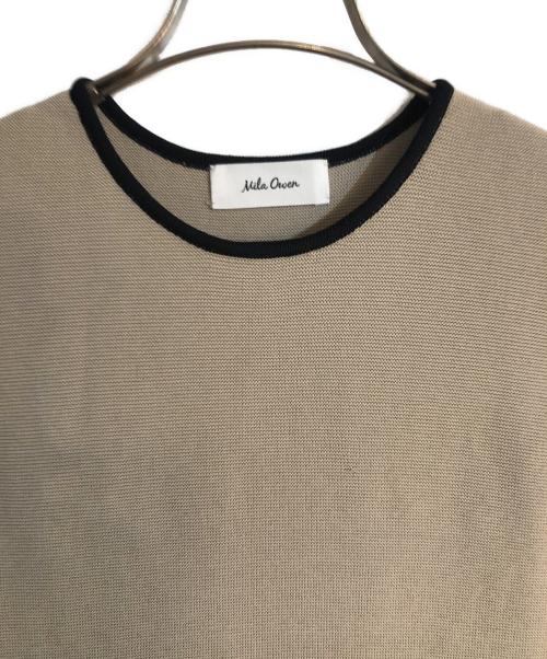 Mila Owen（ミラオーウェン）Mila Owen (ミラオーウェン) ニットノースリーブワンピース ベージュ サイズ:1の古着・服飾アイテム