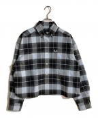 FRED PERRYフレッドペリー）の古着「Long-Sleeved Tartan Shirt」｜ブルー