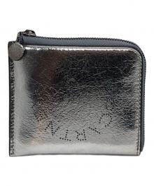 STELLA McCARTNEY（ステラマッカートニー）の古着「カードホルダーエコメタリックマット」｜シルバー