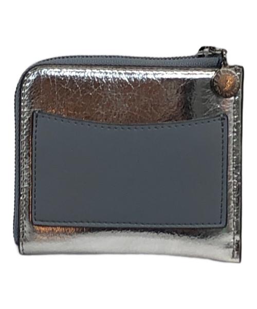 STELLA McCARTNEY（ステラマッカートニー）STELLA McCARTNEY (ステラマッカートニー) カードホルダーエコメタリックマット シルバーの古着・服飾アイテム