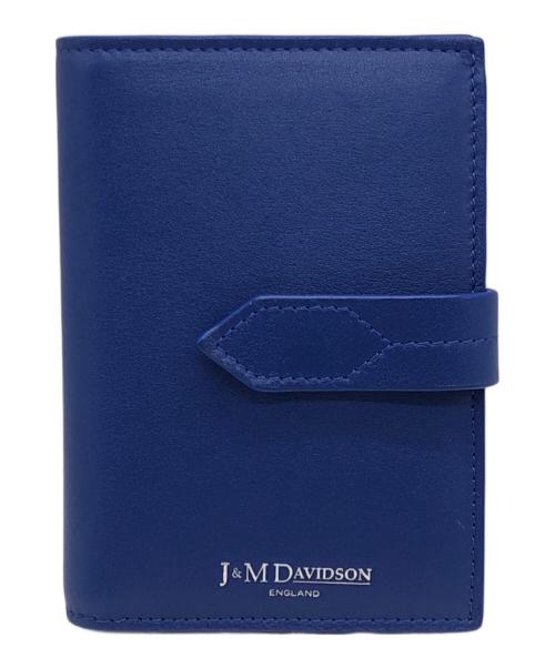 J&M DAVIDSON（ジェイ＆エム デヴィッドソン）J&M DAVIDSON (ジェイ＆エム デヴィッドソン) ロサンジ フォルド ウォレット ブルーの古着・服飾アイテム