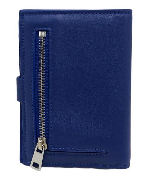 J&M DAVIDSON（ジェイ＆エム デヴィッドソン）J&M DAVIDSON (ジェイ＆エム デヴィッドソン) ロサンジ フォルド ウォレット ブルーの古着・服飾アイテム