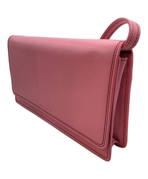 J&M DAVIDSON（ジェイ＆エム デヴィッドソン）J&M DAVIDSON (ジェイ＆エム デヴィッドソン) E/W CROSSBODY WALLET ピンクの古着・服飾アイテム