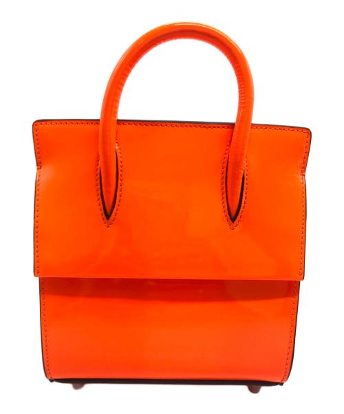 Christian Louboutin（クリスチャン・ルブタン）Christian Louboutin (クリスチャン・ルブタン) PALOMA TH MINI PATENT FLUO/SOLE オレンジの古着・服飾アイテム