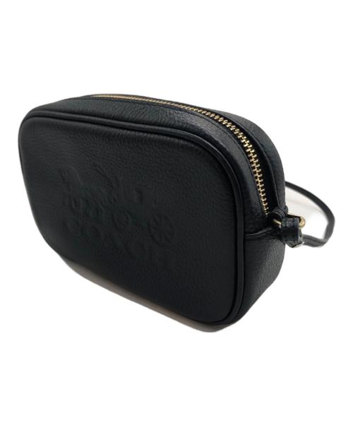 COACH（コーチ）COACH (コーチ) ブラック ホース アンド キャリッジ ペブルド レザー ベルト バッグ ブラックの古着・服飾アイテム