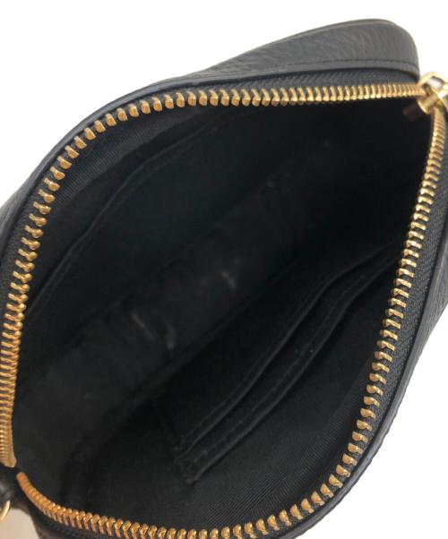 COACH（コーチ）COACH (コーチ) ブラック ホース アンド キャリッジ ペブルド レザー ベルト バッグ ブラックの古着・服飾アイテム