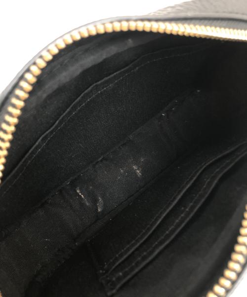 COACH（コーチ）COACH (コーチ) ブラック ホース アンド キャリッジ ペブルド レザー ベルト バッグ ブラックの古着・服飾アイテム