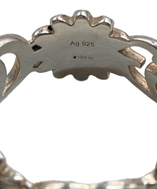 GUCCI（グッチ）GUCCI (グッチ) ダブルG マザー・オブ・パール リング シルバー サイズ:SIZE 14の古着・服飾アイテム