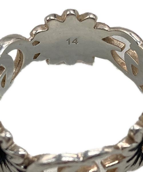 GUCCI（グッチ）GUCCI (グッチ) ダブルG マザー・オブ・パール リング シルバー サイズ:SIZE 14の古着・服飾アイテム