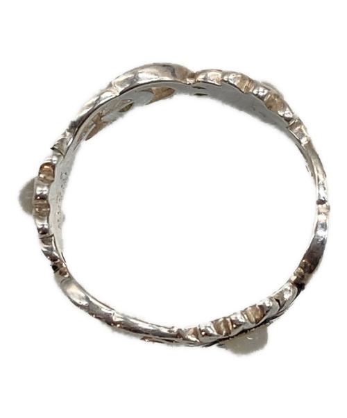 GUCCI（グッチ）GUCCI (グッチ) ダブルG マザー・オブ・パール リング シルバー サイズ:SIZE 14の古着・服飾アイテム