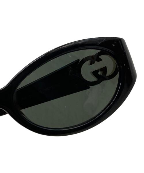 GUCCI（グッチ）GUCCI (グッチ) アジアンフィットサングラス ブラック サイズ:56□18の古着・服飾アイテム