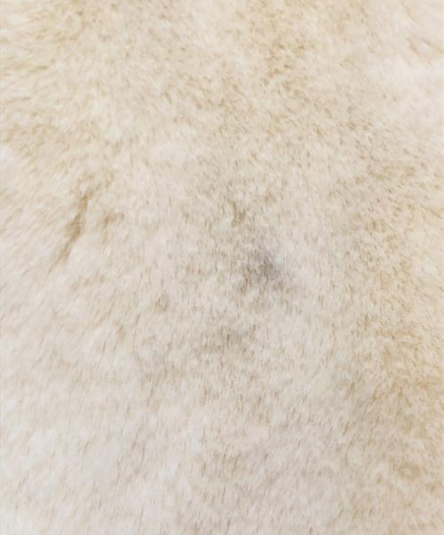 CULLNI（クルニ）CULLNI (クルニ) ECO Fur Front Zip Blouson ホワイト サイズ:2の古着・服飾アイテム