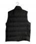 PRADA (プラダ) ロゴプレートダウンベスト ブラック サイズ:54：89000円