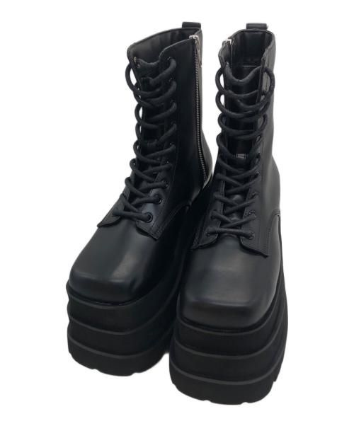 darich（ダーリッチ）Darich (ダーリッチ) トリプルソールエンジニアブーツ ピンク サイズ:Mの古着・服飾アイテム