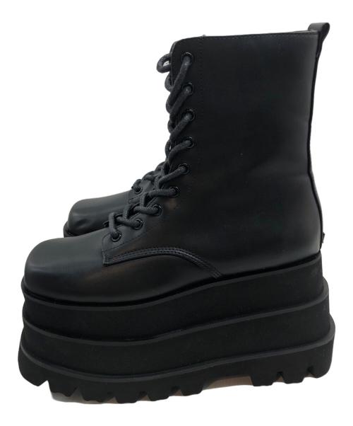 darich（ダーリッチ）Darich (ダーリッチ) トリプルソールエンジニアブーツ ピンク サイズ:Mの古着・服飾アイテム