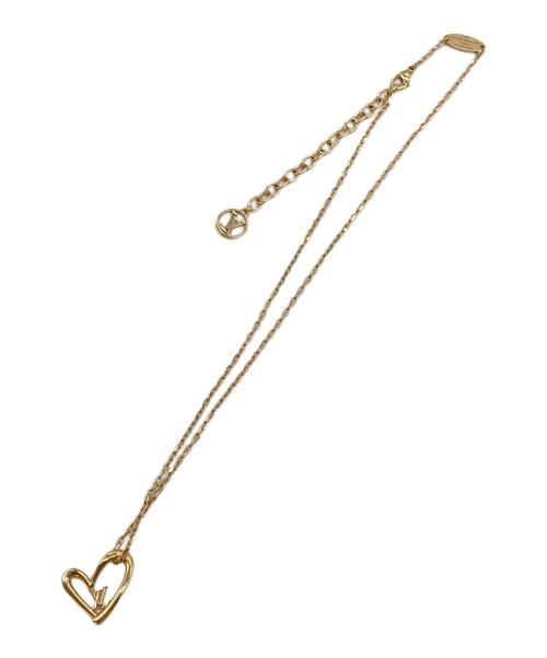 LOUIS VUITTON（ルイ ヴィトン）LOUIS VUITTON (ルイ ヴィトン) コリエ・ハート フォーリンラブ ゴールドの古着・服飾アイテム