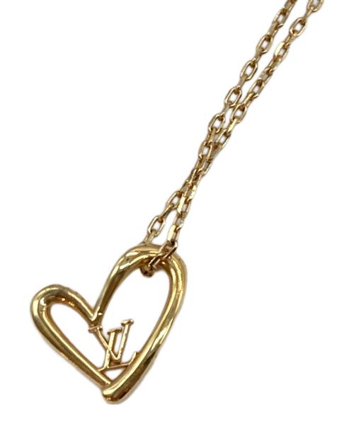 LOUIS VUITTON（ルイ ヴィトン）LOUIS VUITTON (ルイ ヴィトン) コリエ・ハート フォーリンラブ ゴールドの古着・服飾アイテム