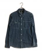 RRL×BEAMS PLUSダブルアールエル×ビームスプラス）の古着「別注ダンガリーワークシャツ」｜インディゴ
