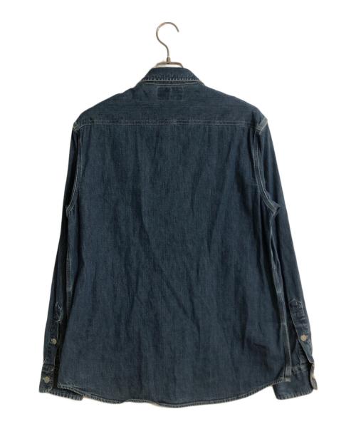 RRL（ダブルアールエル）RRL (ダブルアールエル) BEAMS PLUS (ビームスプラス) 別注ダンガリーワークシャツ インディゴ サイズ:Mの古着・服飾アイテム