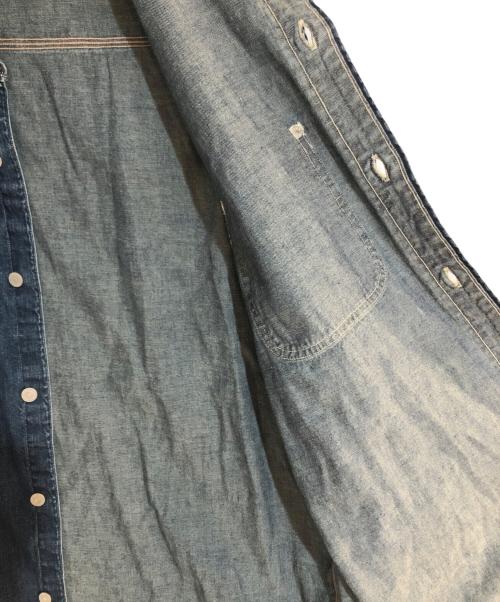 RRL（ダブルアールエル）RRL (ダブルアールエル) BEAMS PLUS (ビームスプラス) 別注ダンガリーワークシャツ インディゴ サイズ:Mの古着・服飾アイテム
