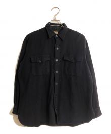 USED（ユーズド）の古着「ヴィンテージCPOシャツ」｜ネイビー