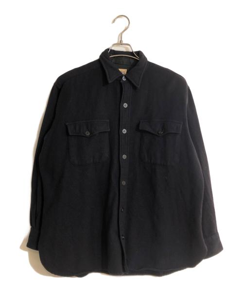 USED（ユーズド）USED (ユーズド) ヴィンテージCPOシャツ ネイビー サイズ:不明の古着・服飾アイテム