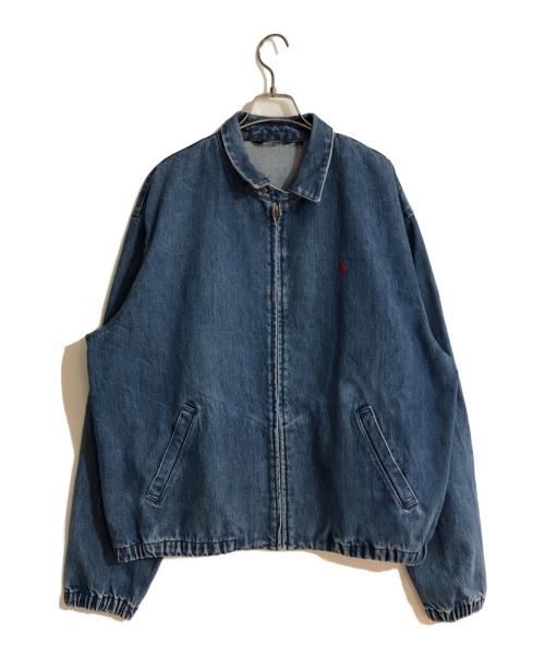 POLO RALPH LAUREN（ポロ・ラルフローレン）POLO RALPH LAUREN (ポロ・ラルフローレン) USA製デニムスウィングトップ インディゴ サイズ:Lの古着・服飾アイテム