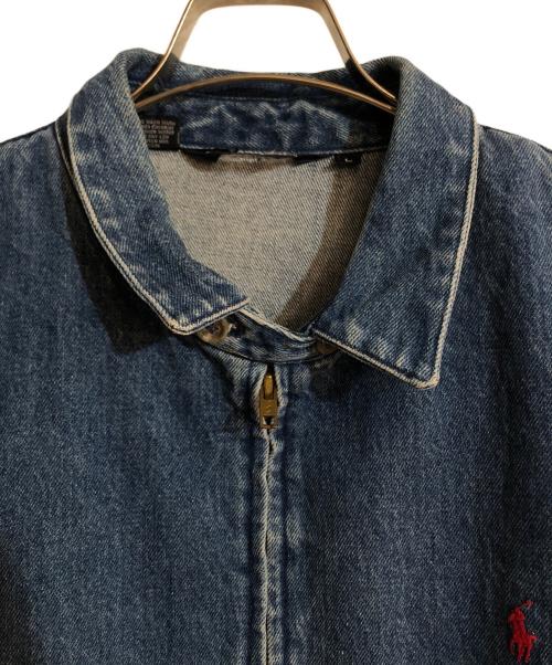 POLO RALPH LAUREN（ポロ・ラルフローレン）POLO RALPH LAUREN (ポロ・ラルフローレン) USA製デニムスウィングトップ インディゴ サイズ:Lの古着・服飾アイテム