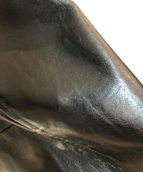 POLO RALPH LAUREN（ポロ・ラルフローレン）POLO RALPH LAUREN (ポロ・ラルフローレン) オールドレザージャケット ブラック サイズ:XXLの古着・服飾アイテム