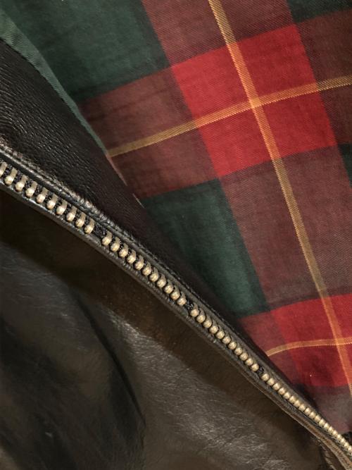 POLO RALPH LAUREN（ポロ・ラルフローレン）POLO RALPH LAUREN (ポロ・ラルフローレン) オールドレザージャケット ブラック サイズ:XXLの古着・服飾アイテム