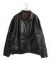 POLO RALPH LAUREN（ポロ・ラルフローレン）の古着「オールドレザージャケット」｜ブラック
