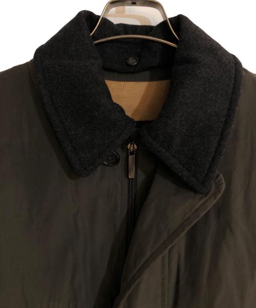 BURBERRY LONDON（バーバリーロンドン）BURBERRY LONDON (バーバリーロンドン) ノバチェックライニングハンティングコート グレー サイズ:不明の古着・服飾アイテム