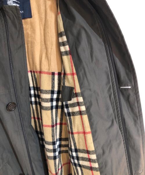 BURBERRY LONDON（バーバリーロンドン）BURBERRY LONDON (バーバリーロンドン) ノバチェックライニングハンティングコート グレー サイズ:不明の古着・服飾アイテム