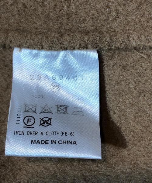 LE CIEL BLEU（ルシェルブルー）LE CIEL BLEU (ルシェルブルー) フードオーバーコート ベージュ サイズ:36の古着・服飾アイテム