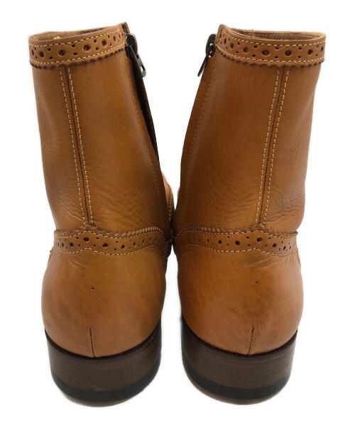 RUDE GALLERY（ルードギャラリー）RUDE GALLERY (ルードギャラリー) サイドジップブーツ ブラウン サイズ:27の古着・服飾アイテム